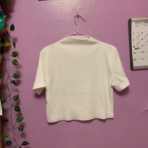All White Crop Top from SHEIN. Size M - Picture 1 of 6
